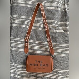 Marc Jacobs Tan Mini Messenger Bag